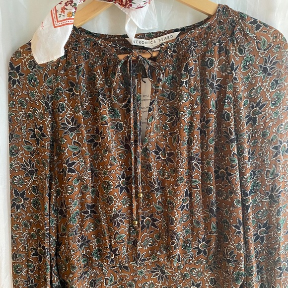 NWT Veronica Beard 'Tunis' Tiered Midi Dress - Picture 7 of 15